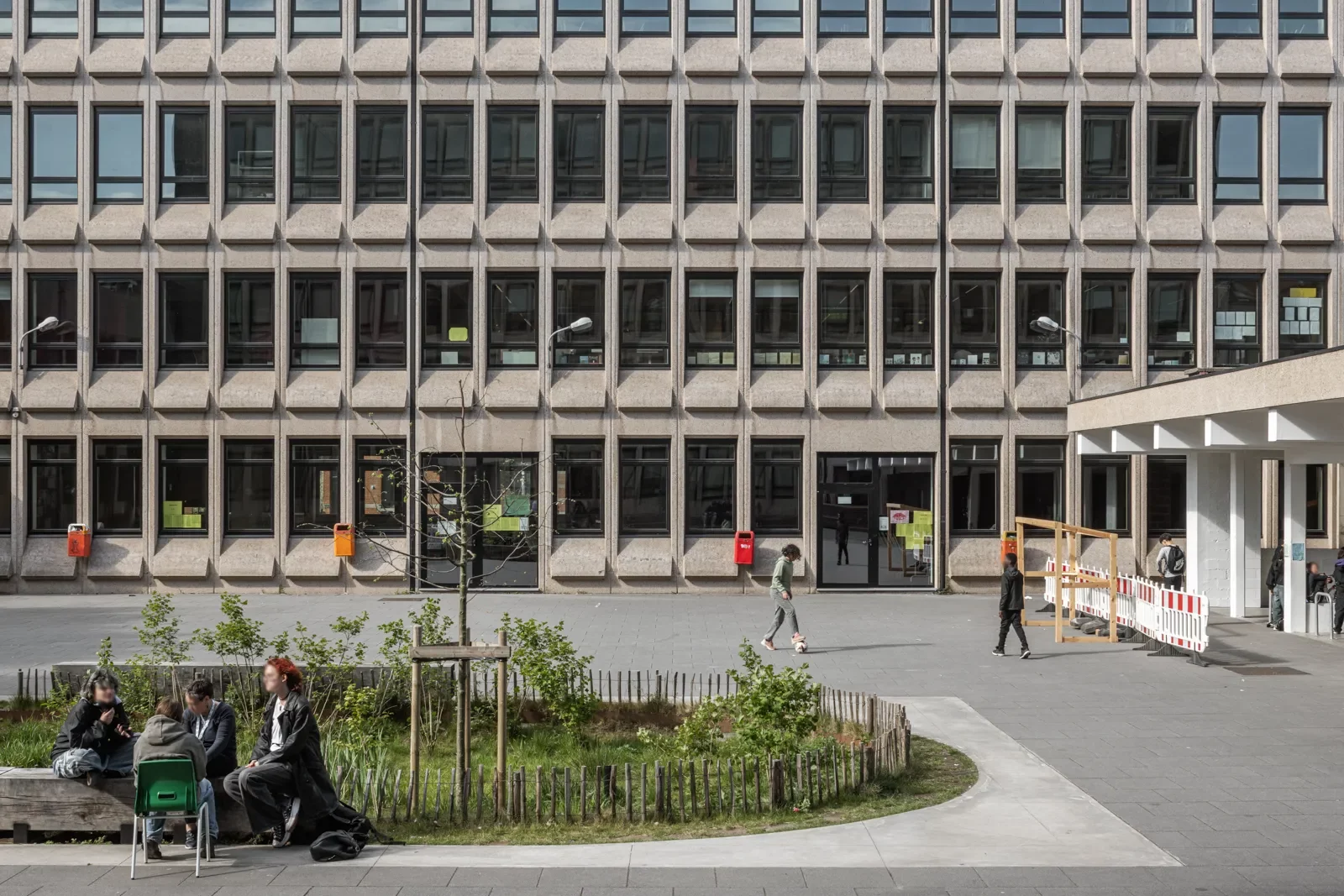 RYA - Etude PEB - Lycée Roger Lallemand – Façade intérieure