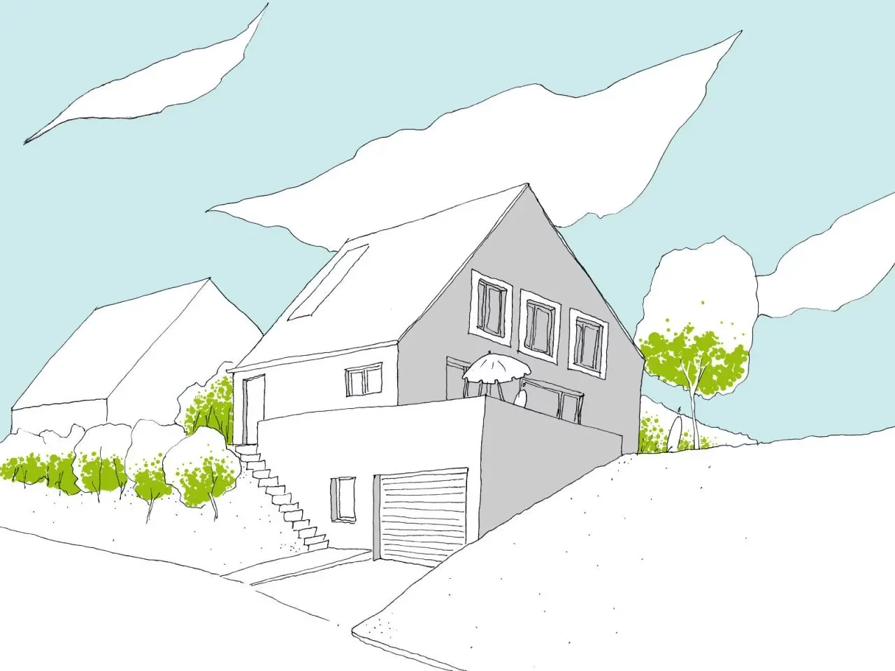 RYA - Maison passive à Hasselt - 3D